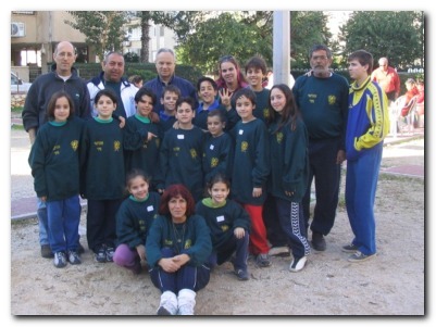 חברי מועדון הפטאנק בניר צבי באליפות ישראל - חנוכה 2003